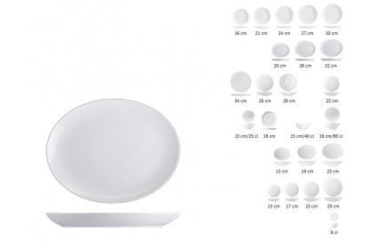 Ovális tányér ISABELLE - előnézeti kép